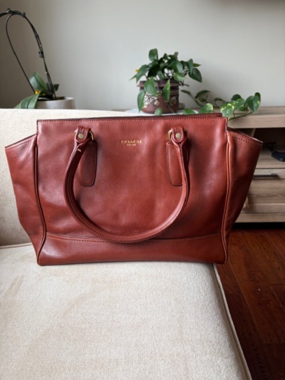 Coach Leather Handbag